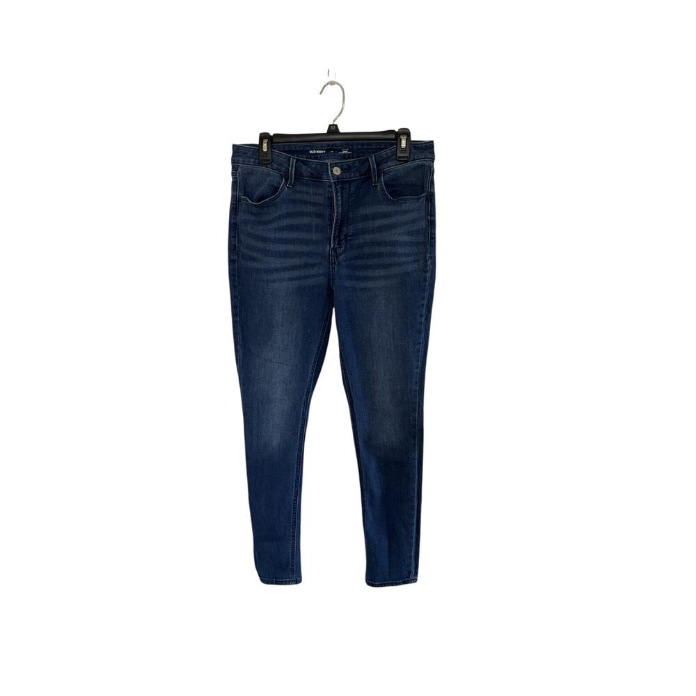 Old Navy High Rise WOW Super Skinny Jeans Size 12 Dark Wash